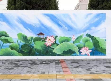 金沙墙绘施工材料制作工艺说明