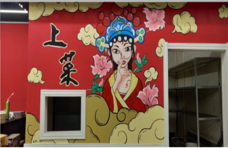 金沙墙体彩绘的发展和应用
