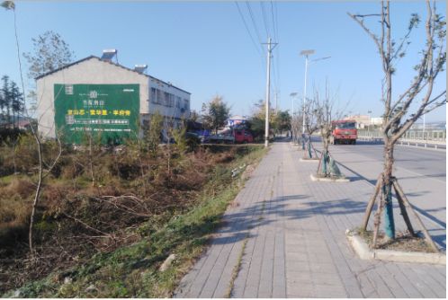 金沙书山南院墙体广告