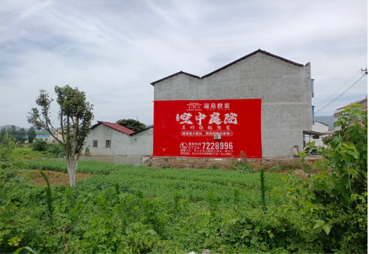 金沙做墙体广告的意义