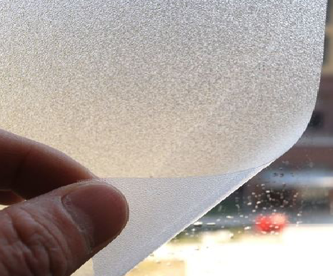 金沙玻璃门外面粘广告用什么材料好？