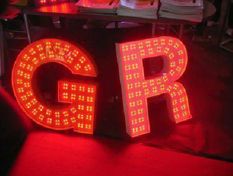 金沙LED发光字常见的安装误区。